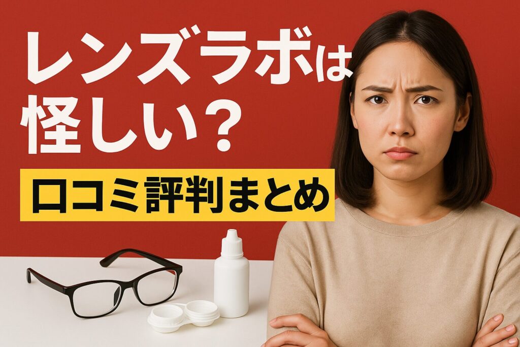 レンズラボは怪しい