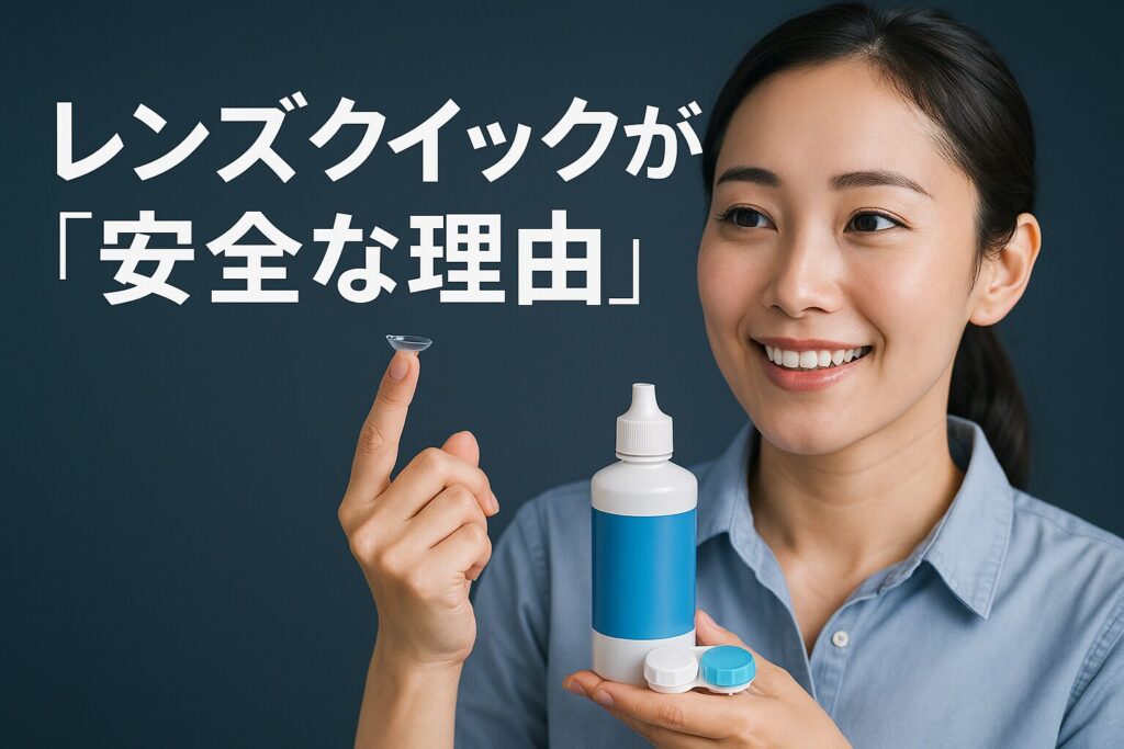 レンズクイックが安全